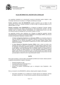 Certificado De Inscripci N Consular