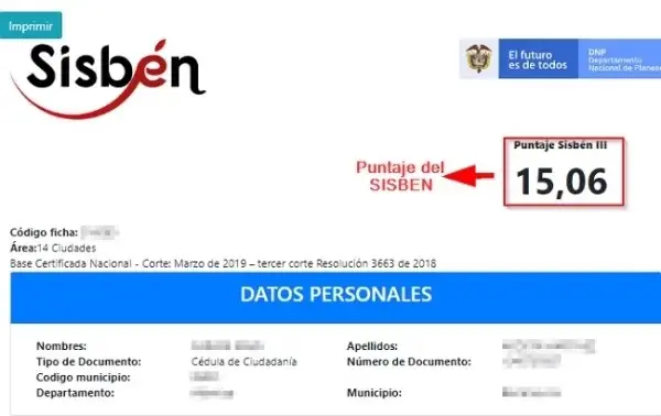 certificado sisben online