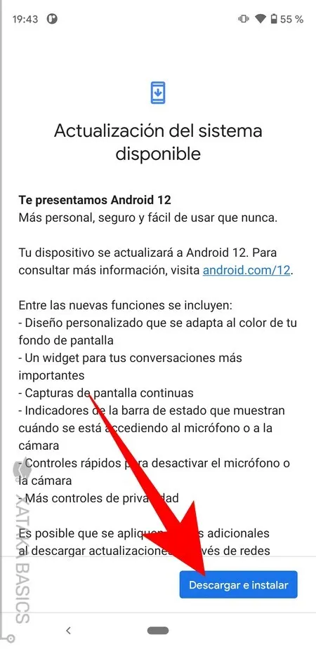 actualizar android