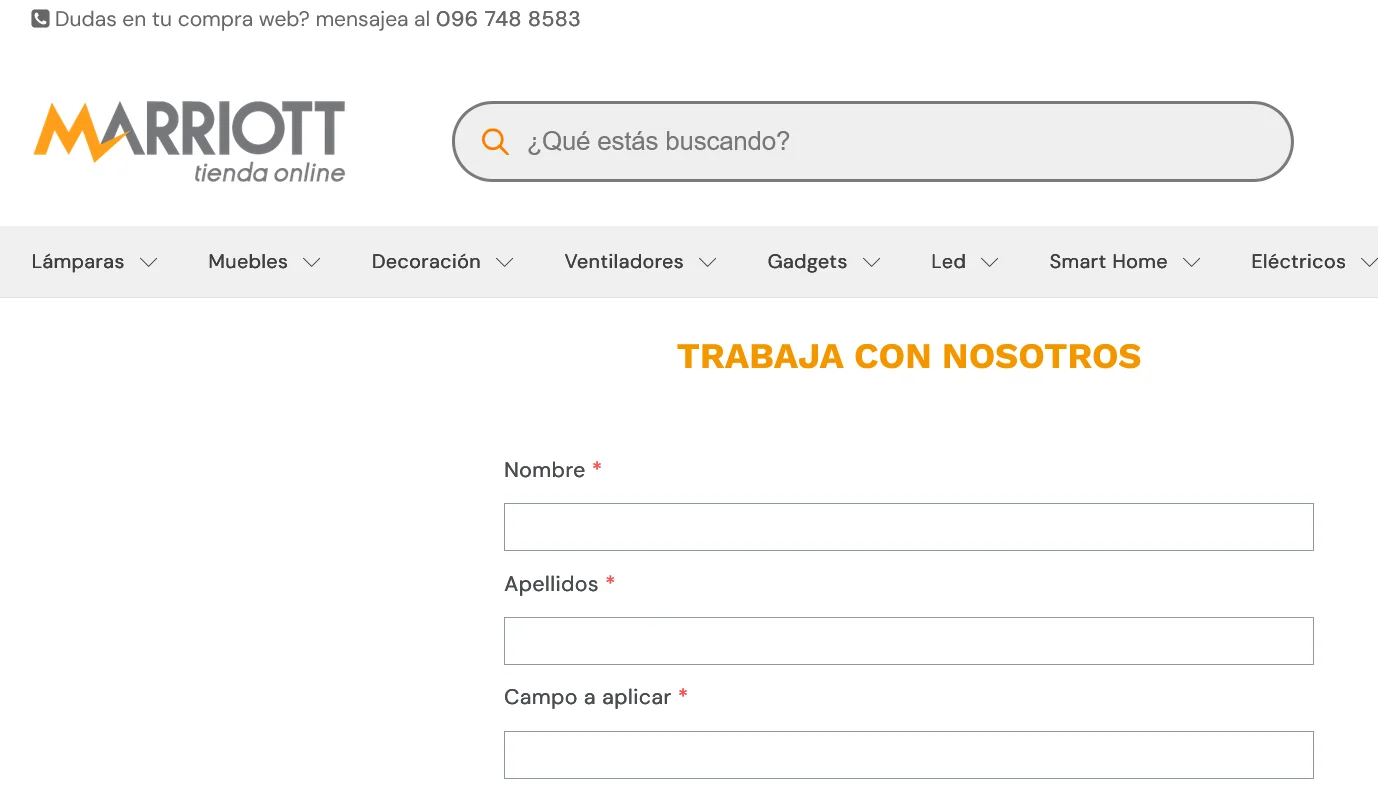 almacenes marriot