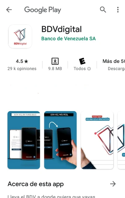 Cuenta en el banco de Venezuela