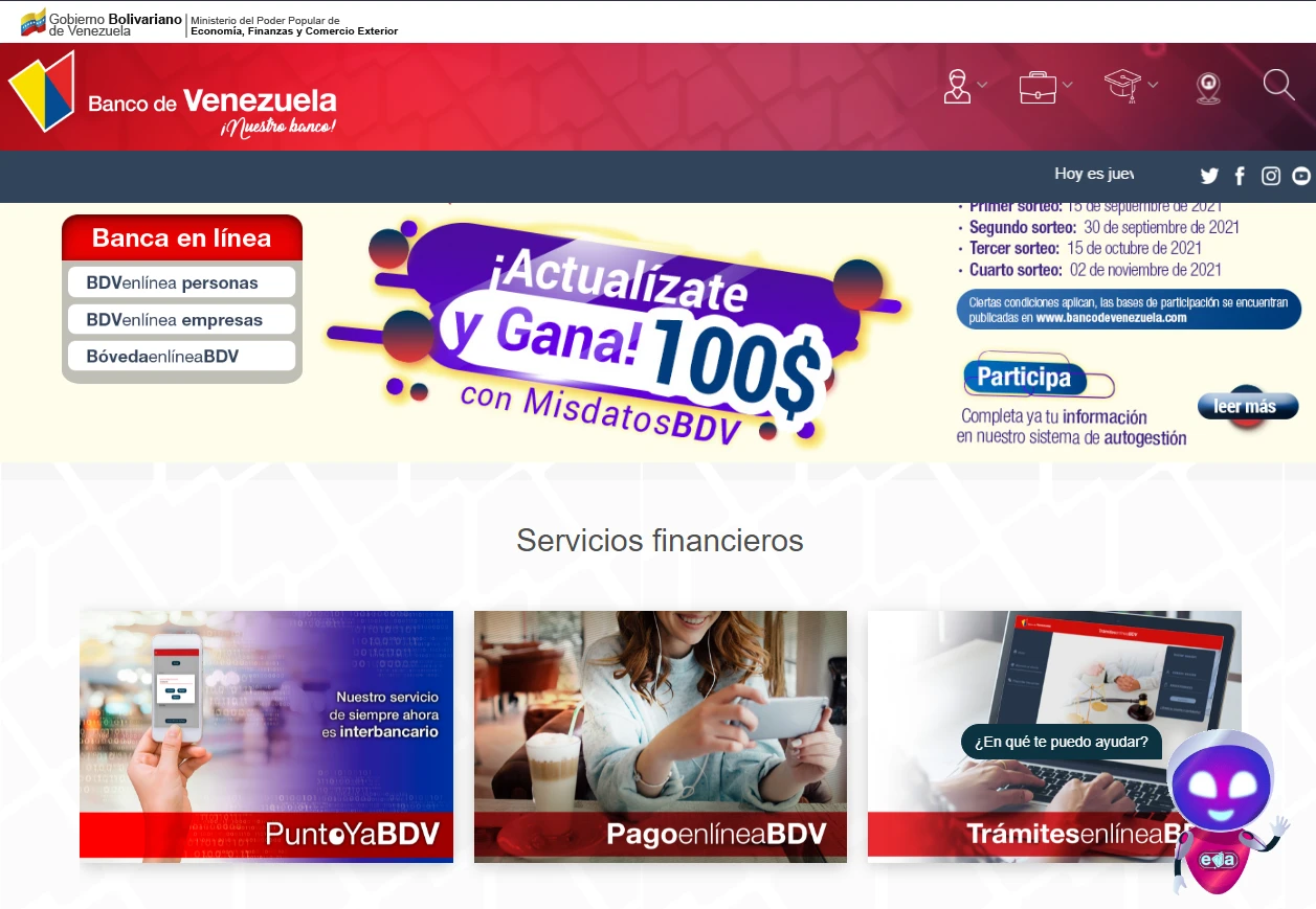 banco venezuela pagina web