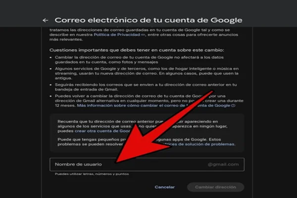 cambiar nombre