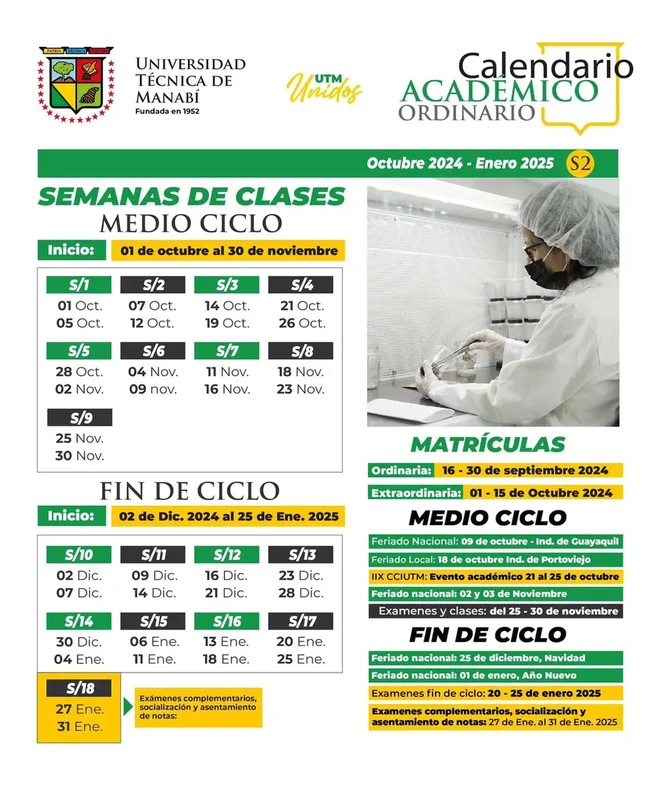 calendario utm