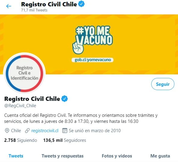 twitter registro civil