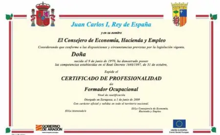 certificado de profesionalidad