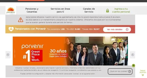 como descargar certificado porvenir