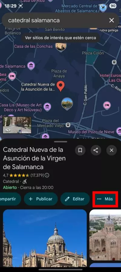 opciones android