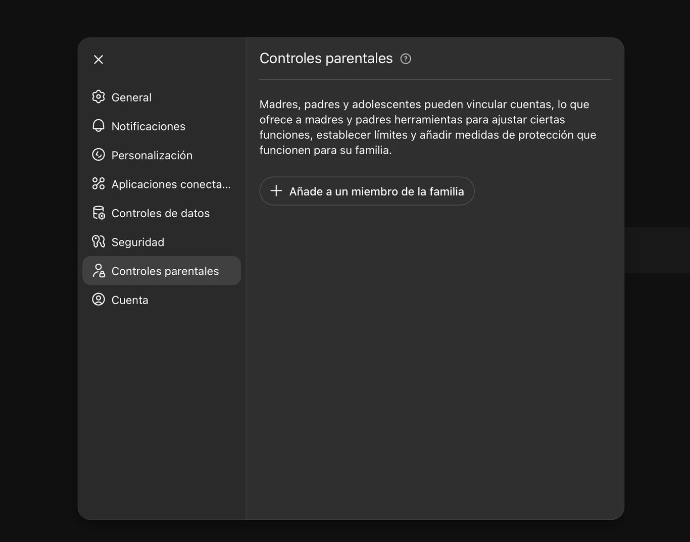 control parental de chatgpt