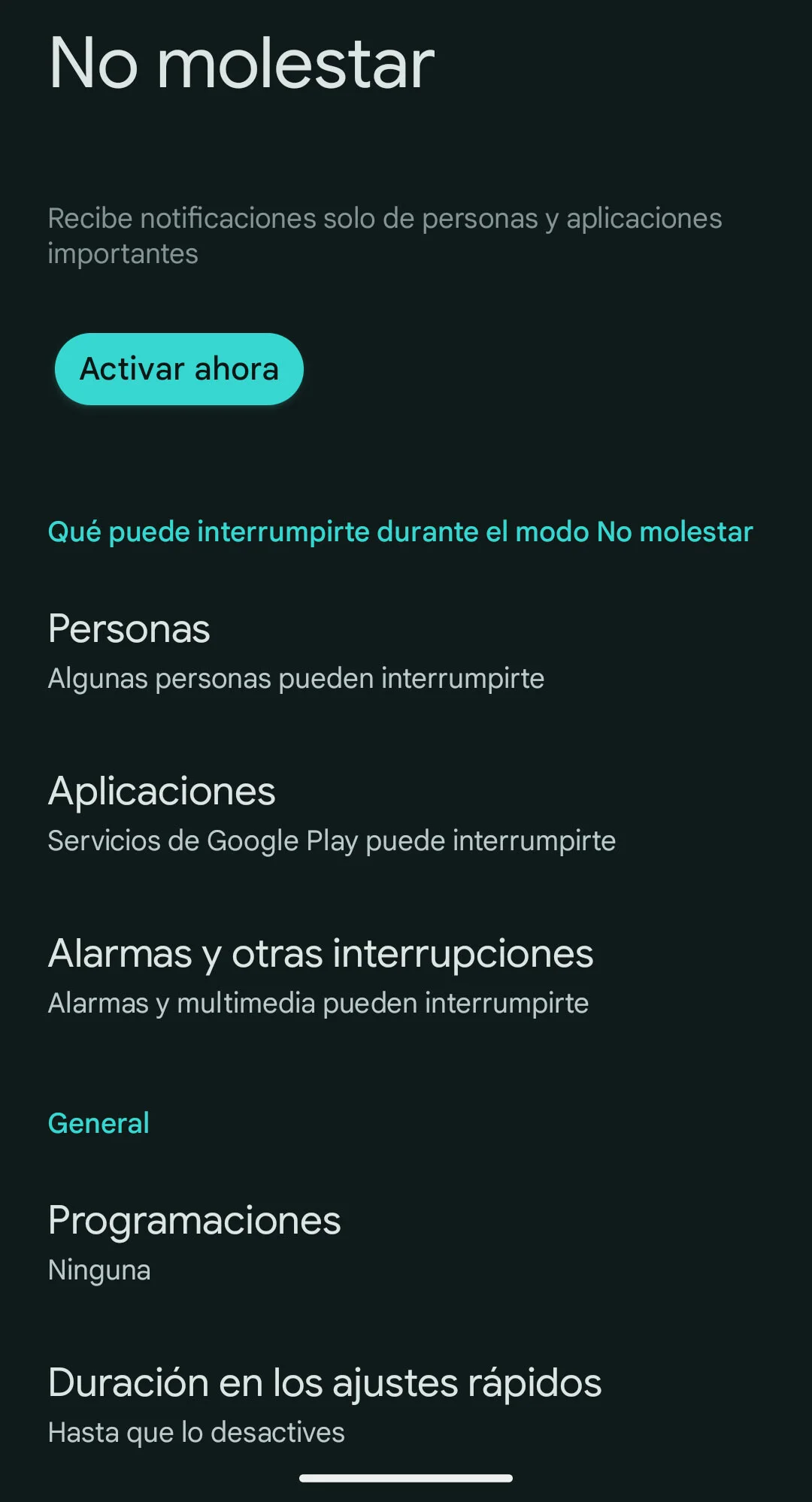 modo vacaciones