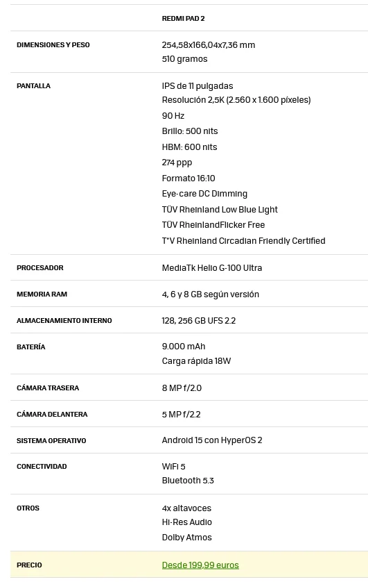 redmi pad 2