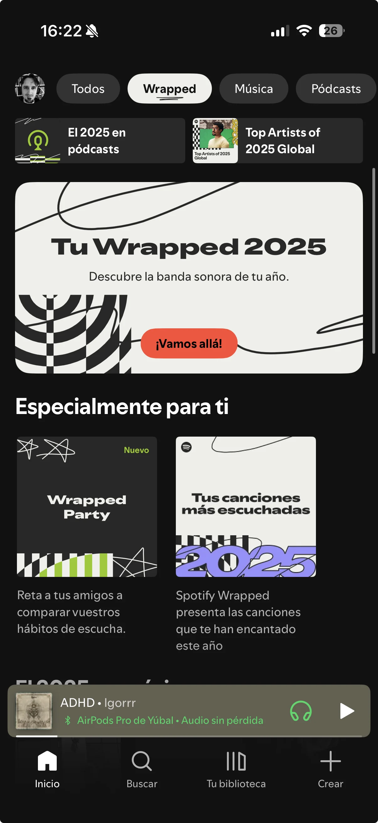 wrapped party