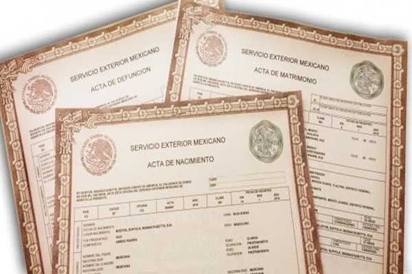 certificado nacionalidad mexicana