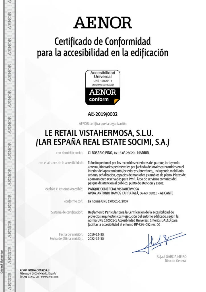aenor certificado