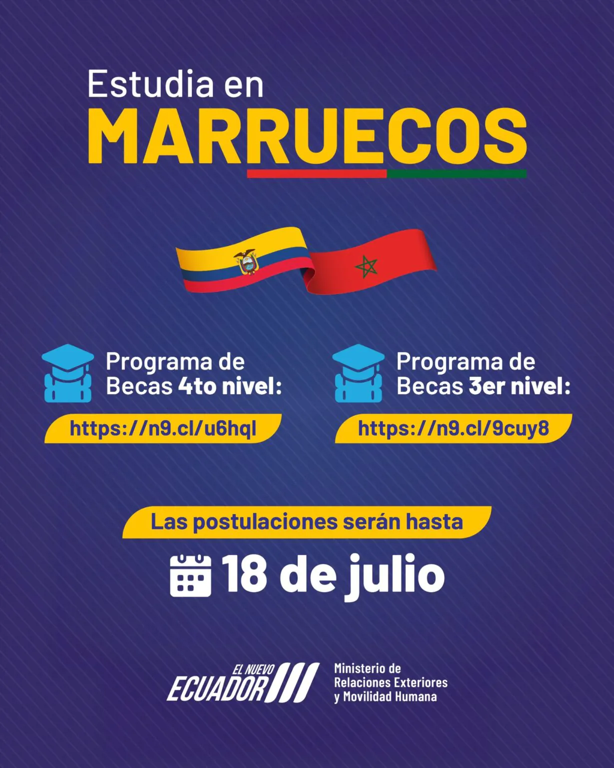 becas marruecos