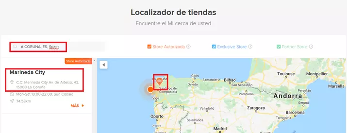 Tiendas Xiaomi en España