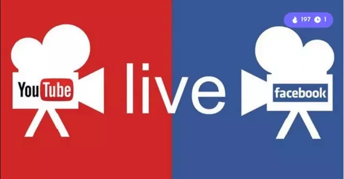 como hacer live facebook youtub