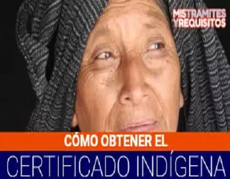 certificado etnia indigena