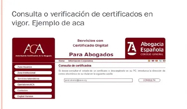 certificado aca