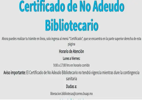 certificado biblioteca