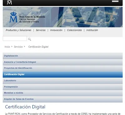 certificado digital real