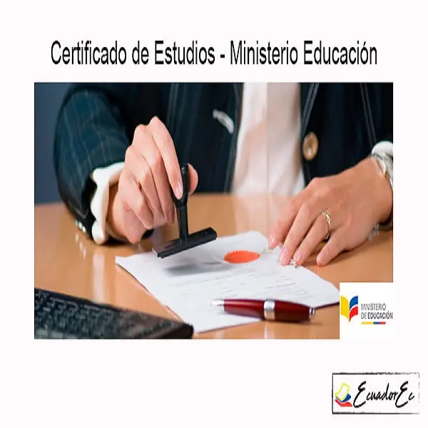 certificado estudios