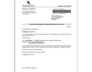 certificado imputaciones