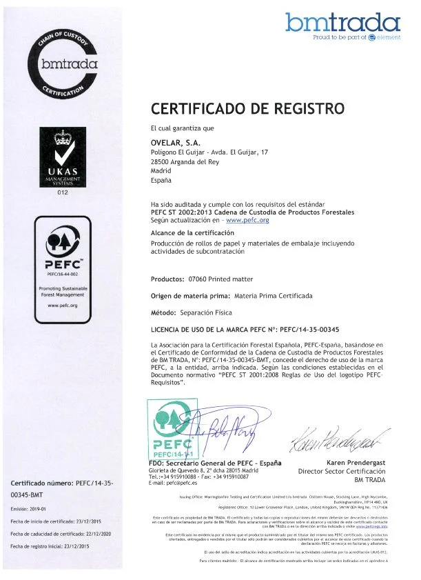certificado fsc