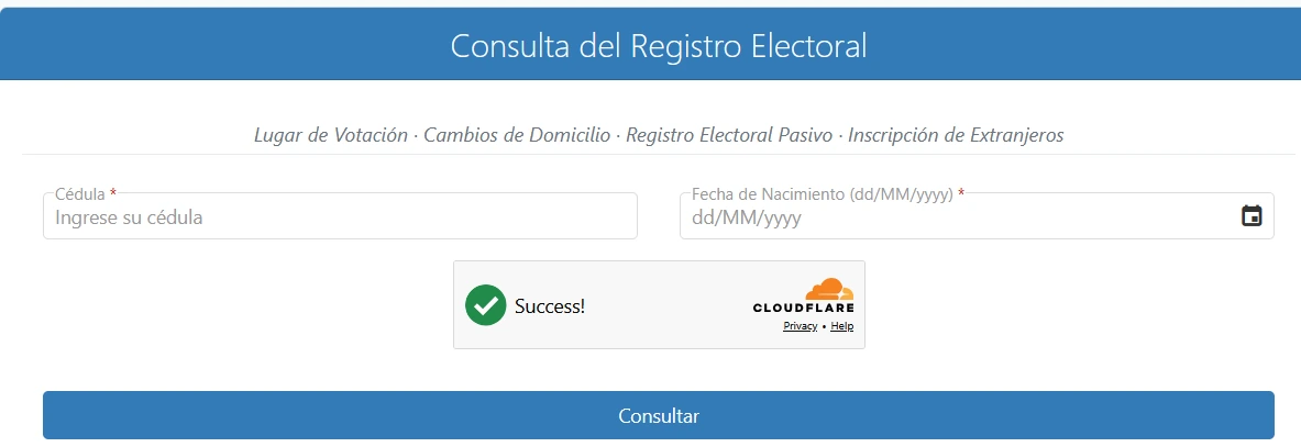 cne lugar votacion