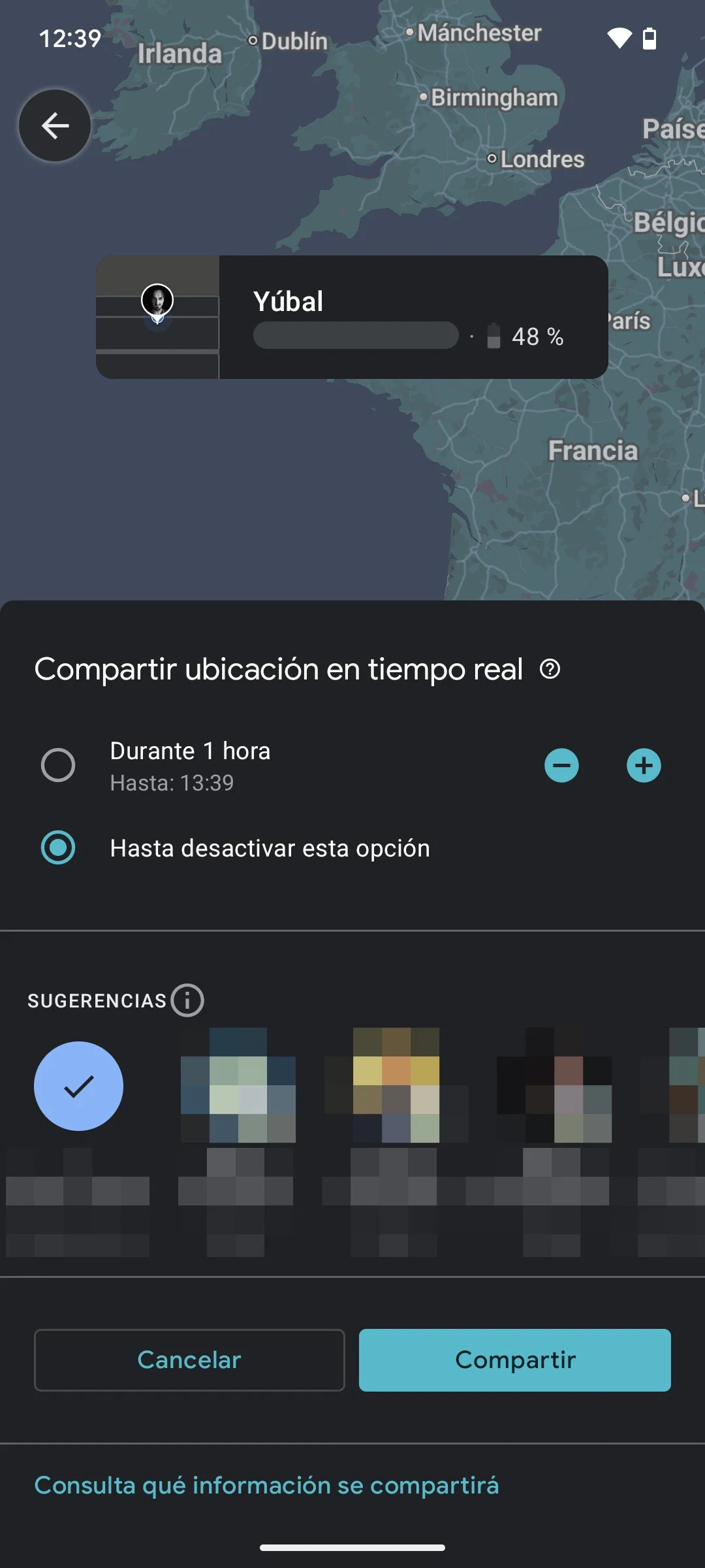 compartir ubicacion