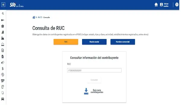 consulta ruc