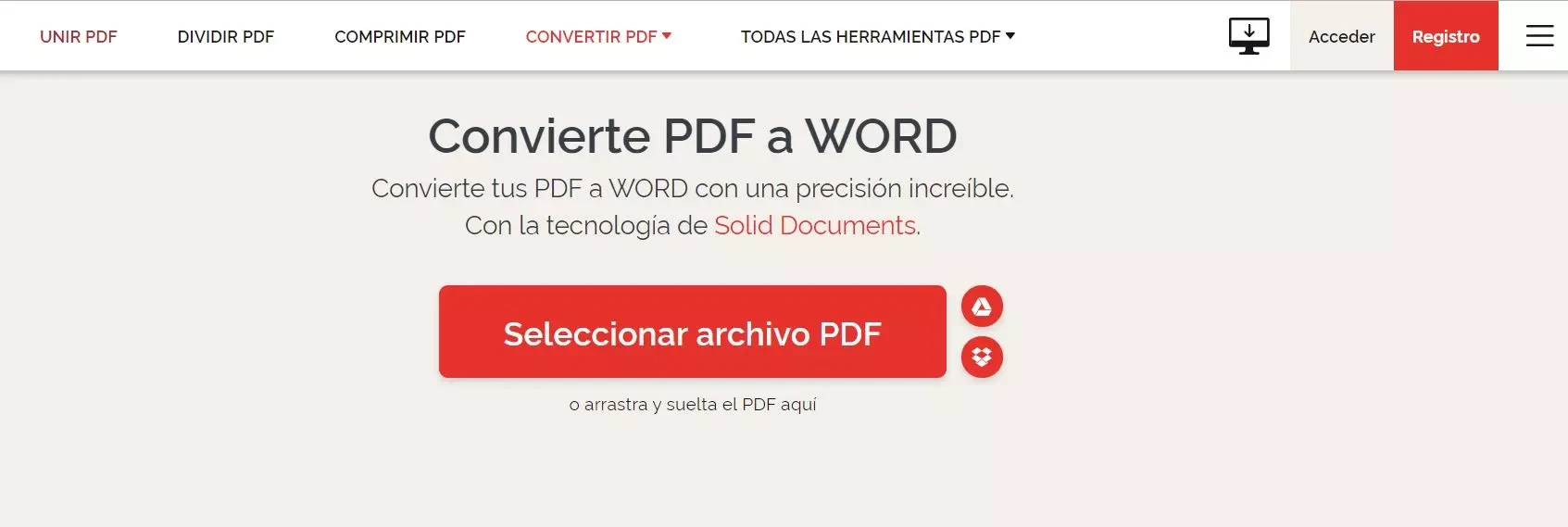 convertir pdf