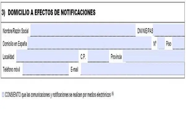 datos domicilio