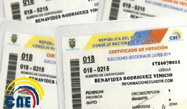 duplicado certificado de votacion