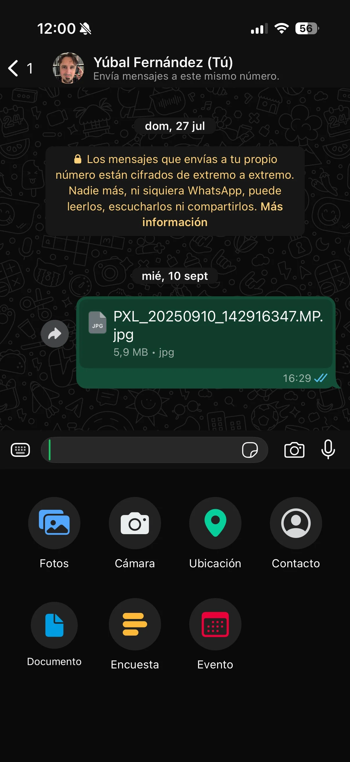 esconear con watsapp