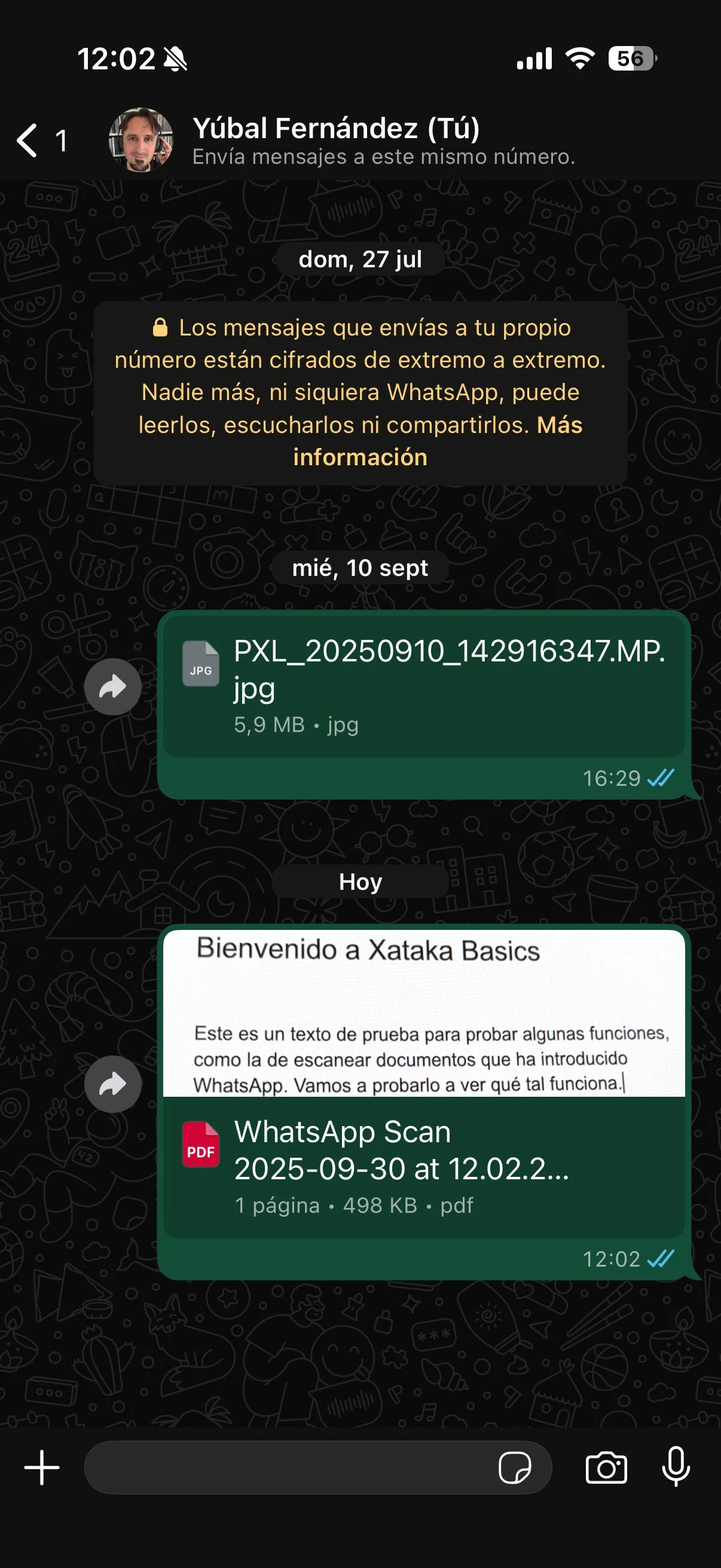 esconear con watsapp