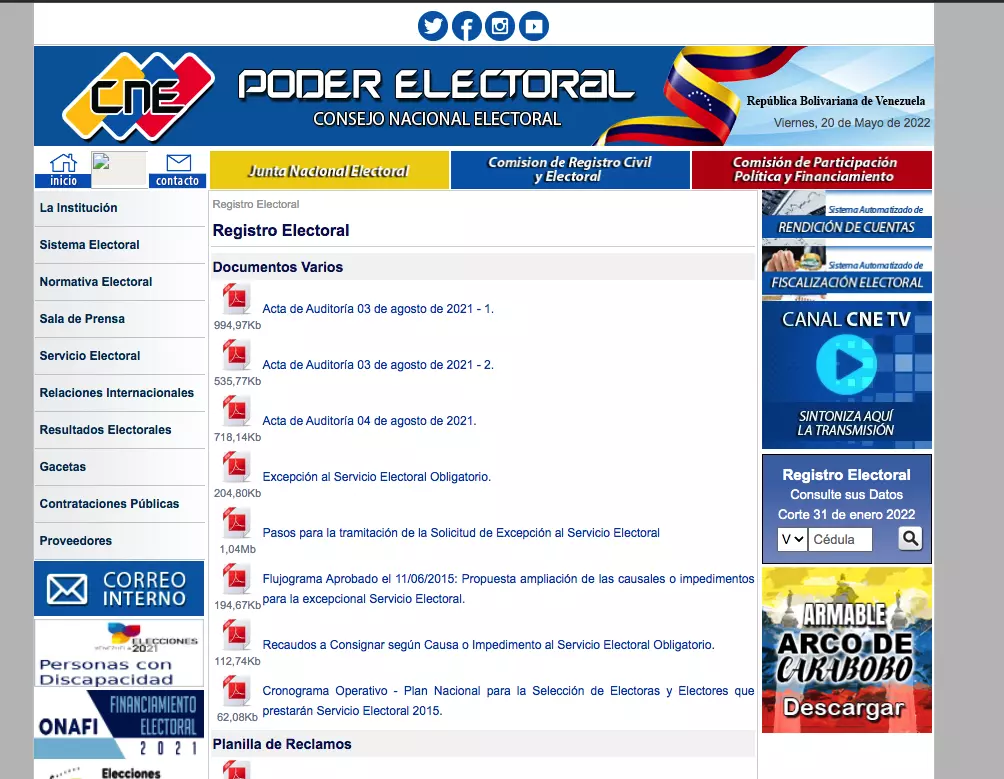 CNE Registro Electoral en Venezuela 2024 ecu11