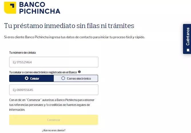 credito banco pichincha