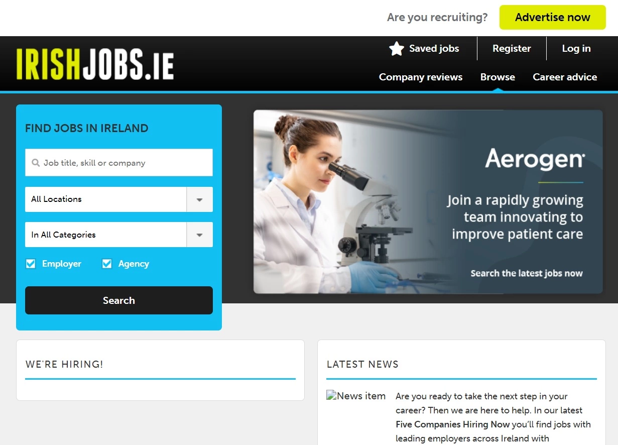 irish jobs