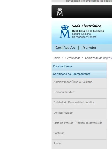 certificado representante persona juridica