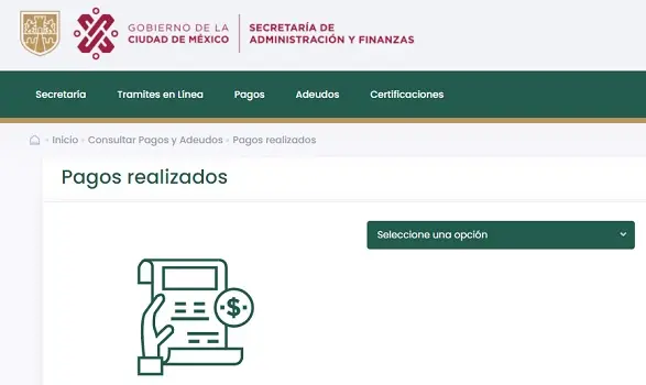 gobierno pagos realizados