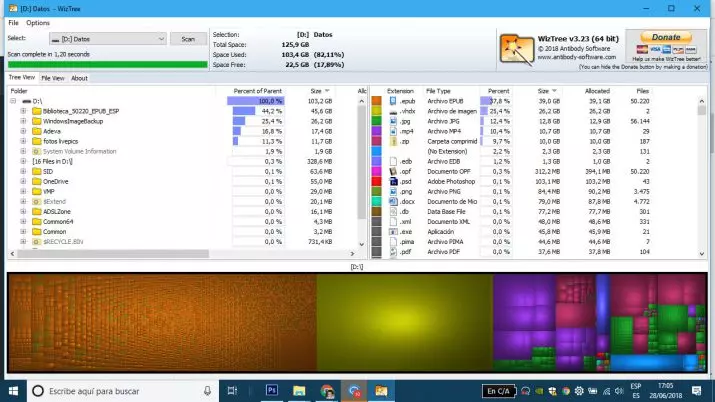 explorador archivos windows