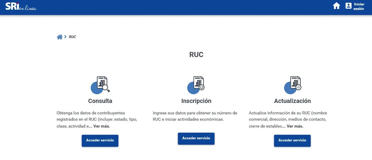 inscripcion ruc