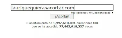 acortar enlaces internet