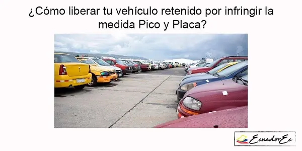 liberar vehiculo