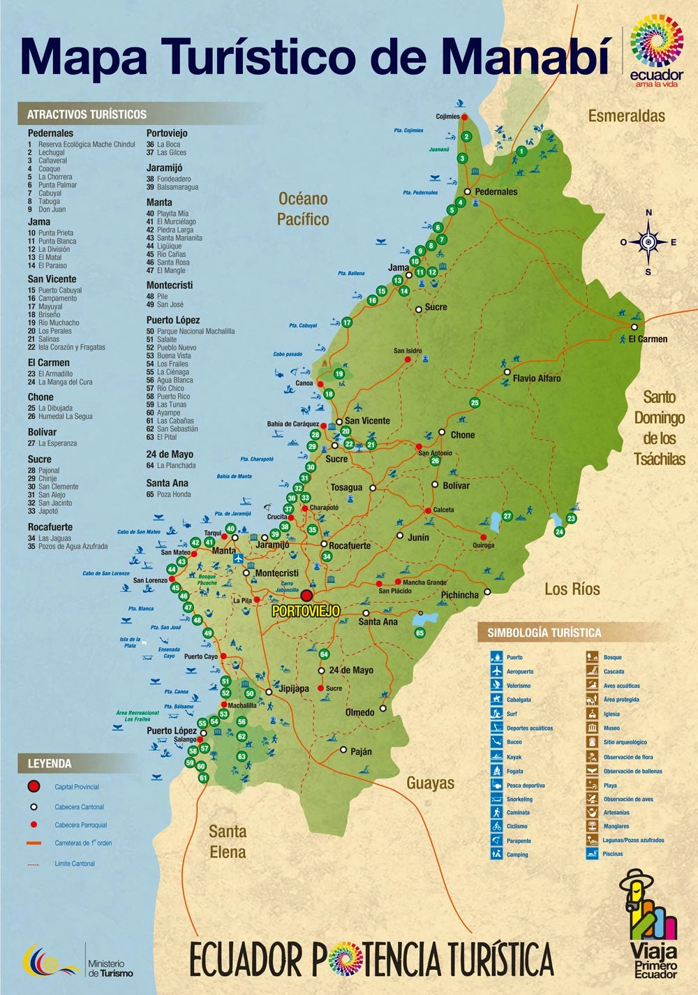 mapa manabi