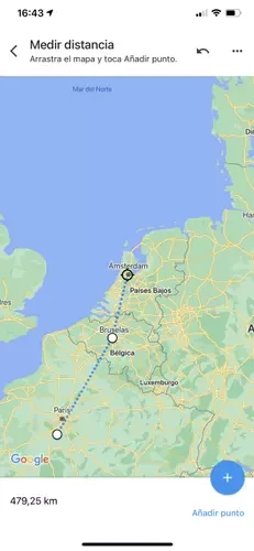 calcula distancias google maps 