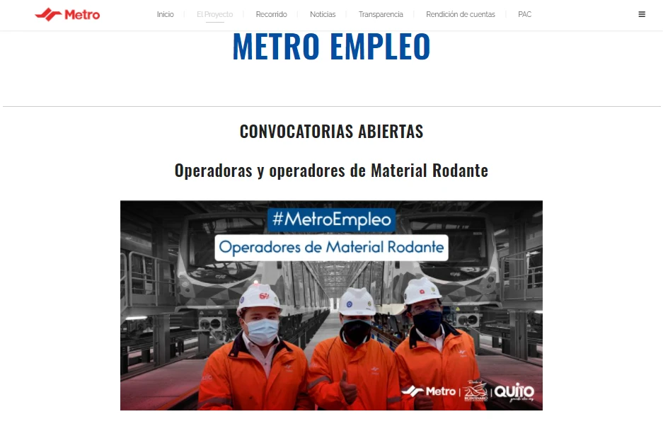 metro empleo