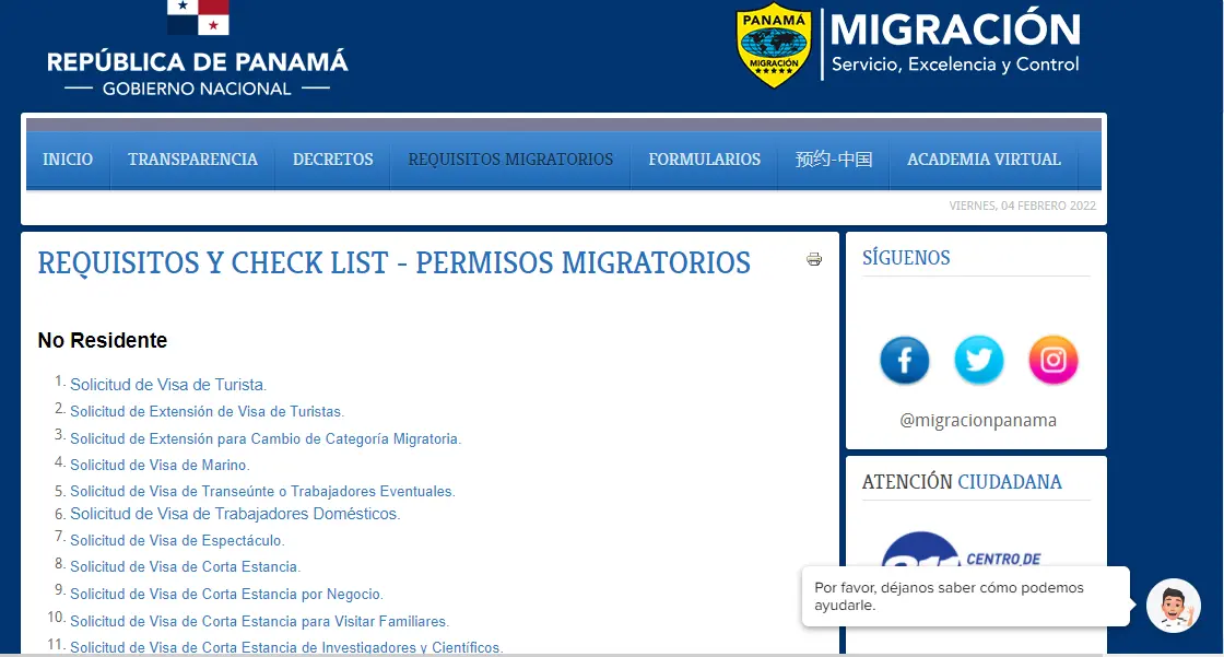 migracion panama