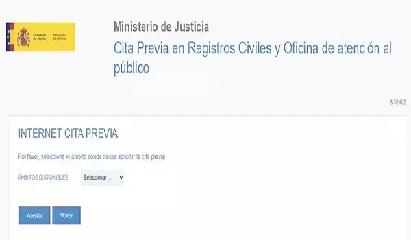 ministerio de justicia espana